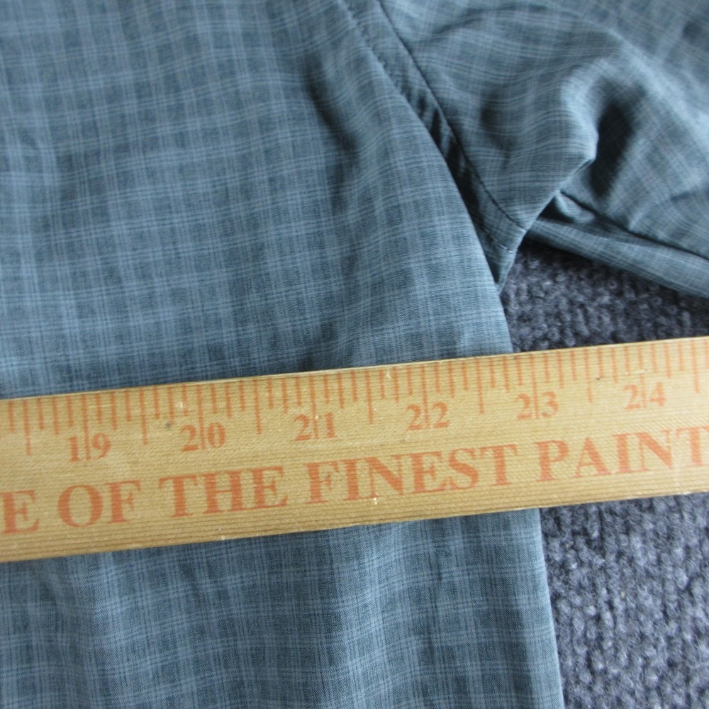 Orvis Shirt Mens L Green Check Short Sleeve Button Up Casual Outdoor Golf - Picture 7 of 9